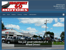 Tablet Screenshot of hwy60motors.com
